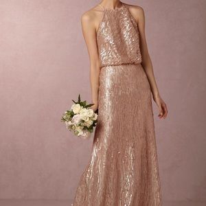 Brand new Donna Morgan rose gold dress